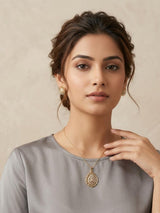Nyra Teardrop Filigree Pendant Set