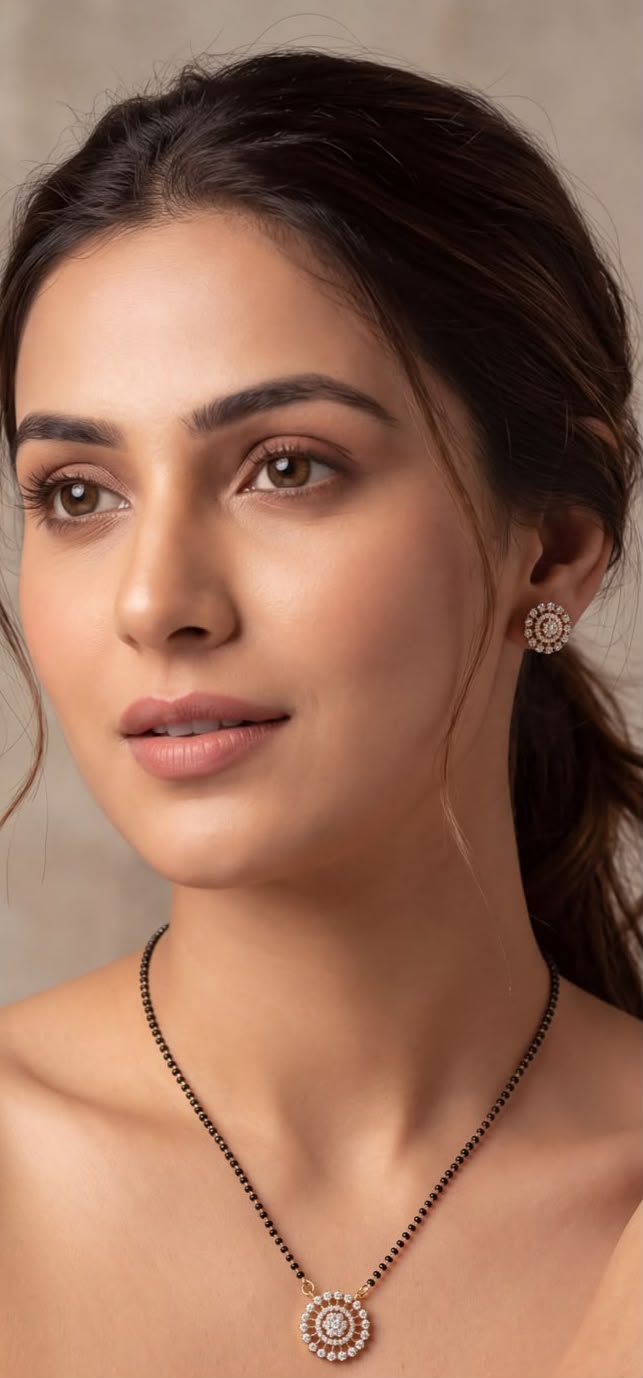 Meher Floral Mandala Mangalsutra Set