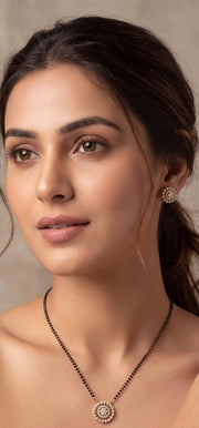 Meher Floral Mandala Mangalsutra Set