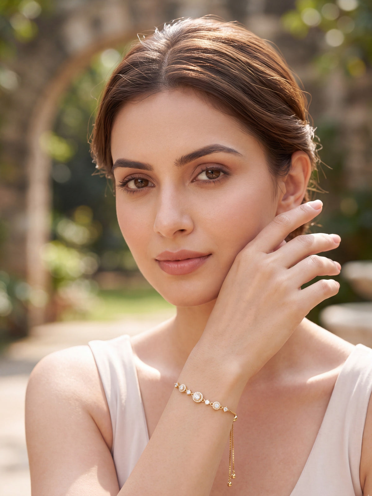 Bloomie Crystal Link Bracelet