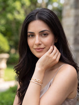 Infinity Love Gold Cuff