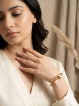 Nail Luxe Gold Wrap Bracelet