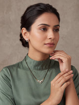 Pari Three-Leaf Floral Mangalsutra Set