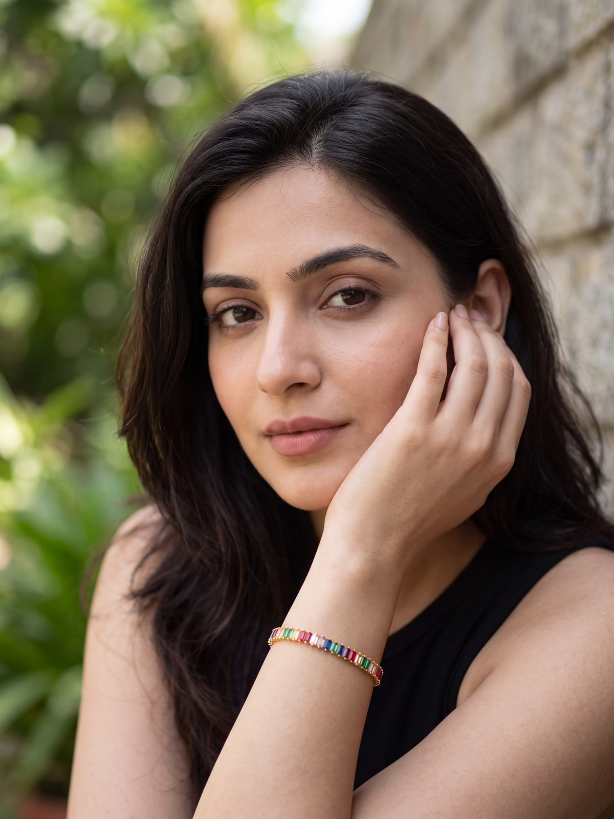Rainbow Love Crystal Bracelet