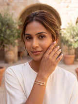 Honey Heart Gold Cuff
