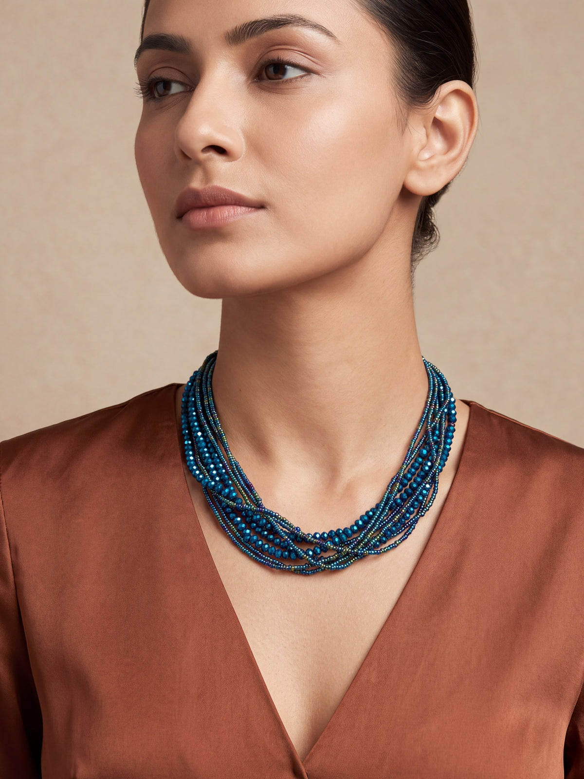 Royal Blue — Royal Crystal Magnet Necklace