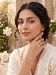 Starlight Gold Cable Bracelet