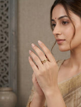 Bond Line Geometric Cut-Out Ring