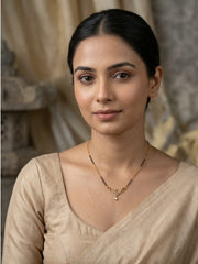 Vivah Ruby Accent Teardrop Mangalsutra