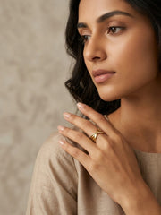 Spark Criss-Cross Pavé Ring