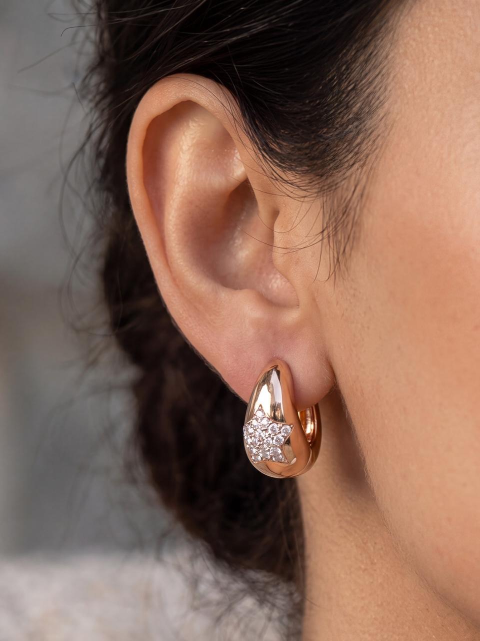 Alina Bali Teardrop Hoop Earrings