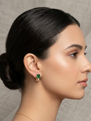 Stella Bali Green Statement Earrings
