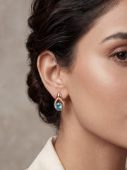 Sky Grace Blue Teardrop Earrings