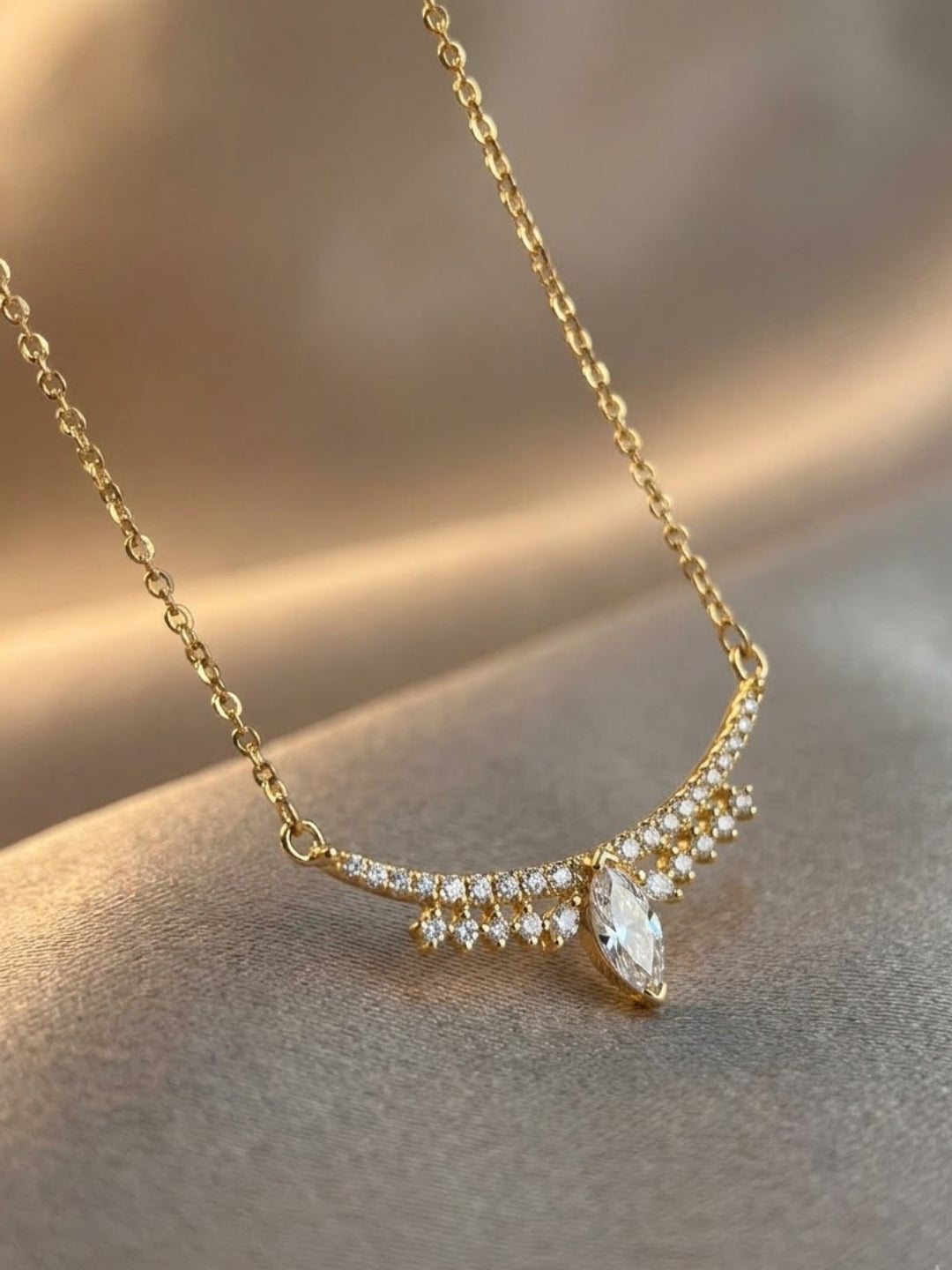 Marquise Grace Pendant Necklace