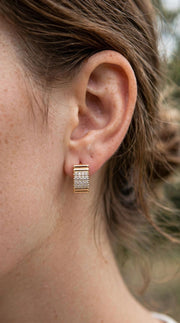 Vogue Bali Geometric Hoop Earrings
