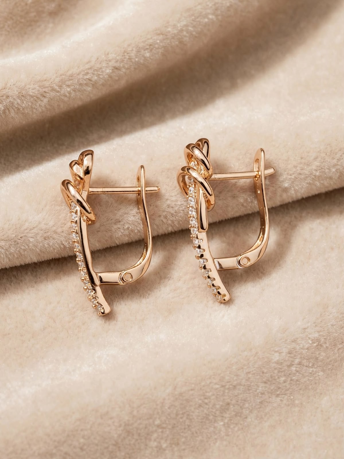 Korean Bali Knot Hoop Earrings