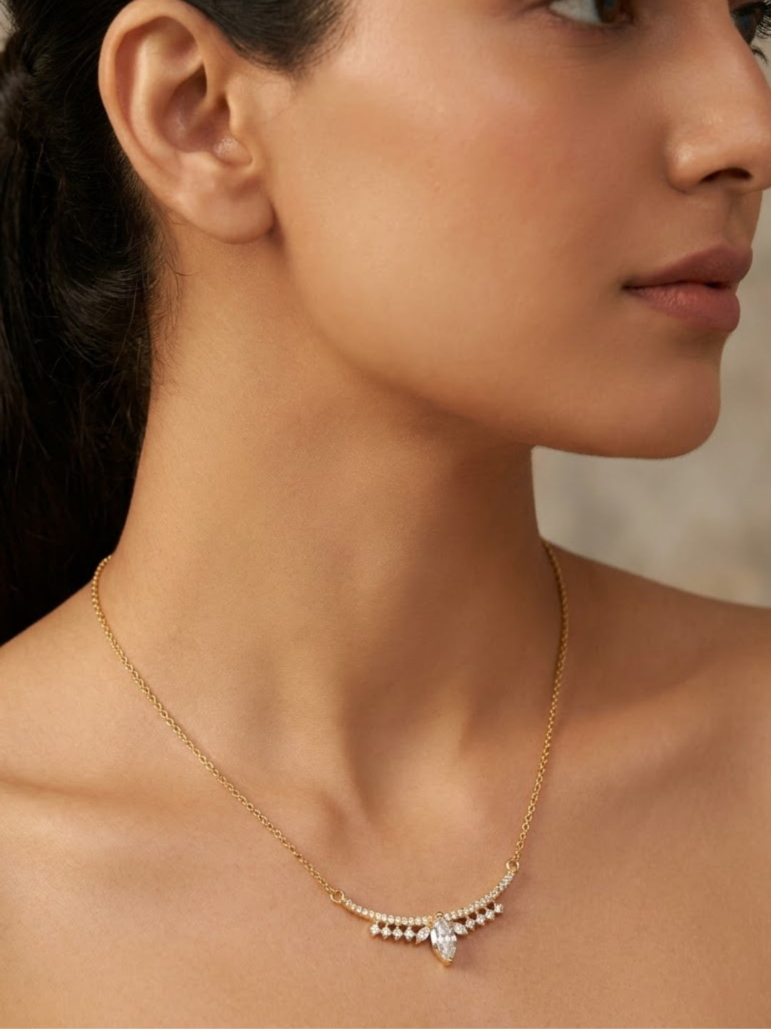 Marquise Grace Pendant Necklace
