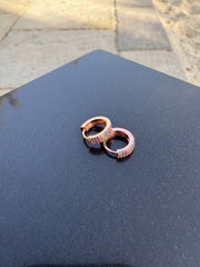 Rainbow Bali Multicolour Hoop Earrings