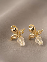 Fairytale Crystal Band Stud Earrings