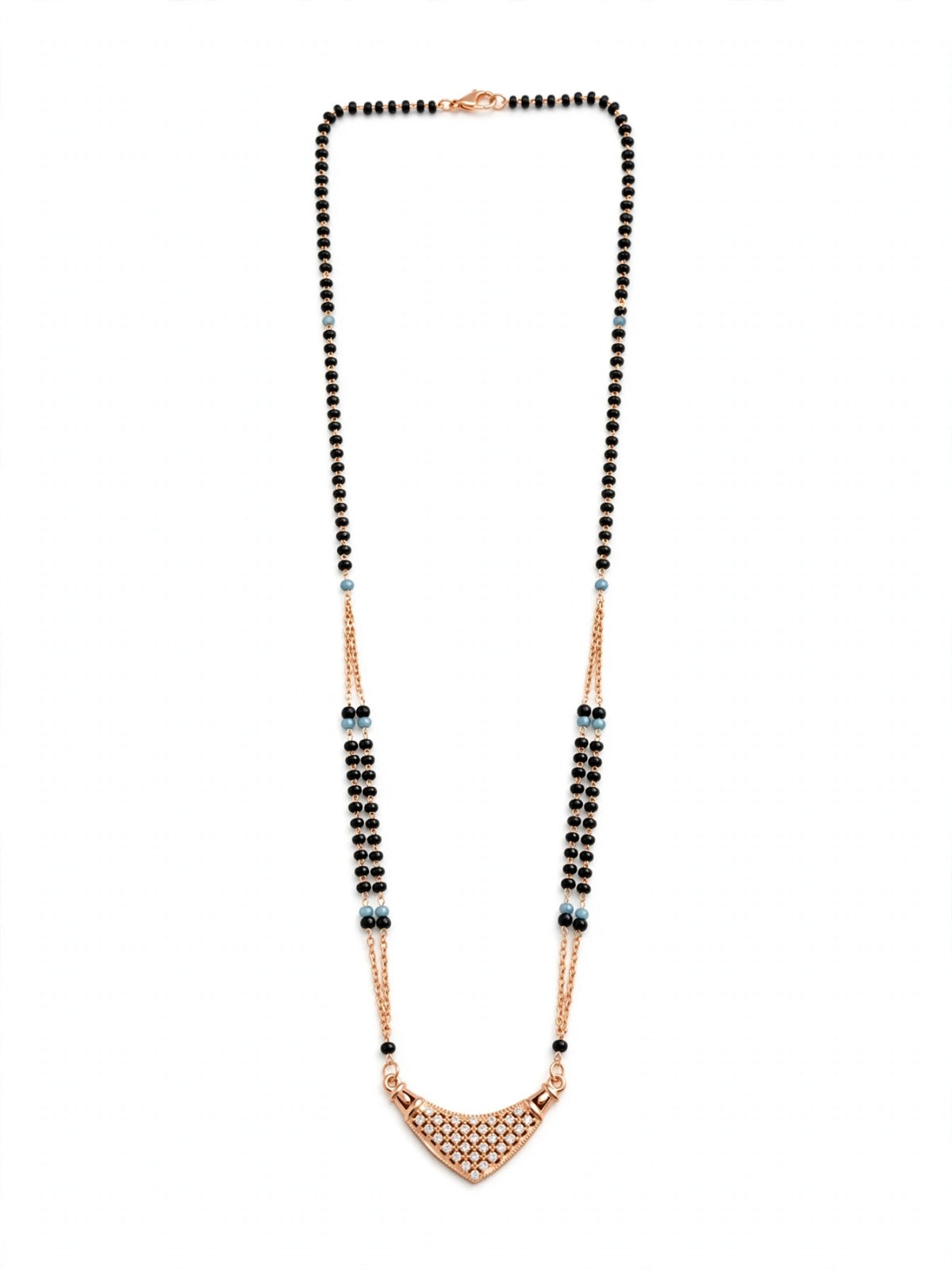 Rose Geometric Spark Mangalsutra