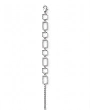 Rose Circular Charm Link Bracelet