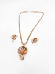 Rose Floral Radiance Necklace Set