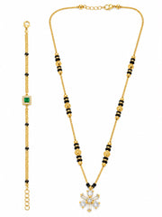 Floral Spark Dual Mangalsutra Set