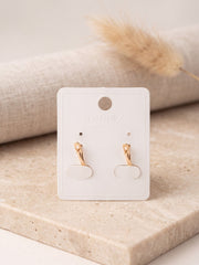 Elysia Bali Oval Crystal Stud Earrings