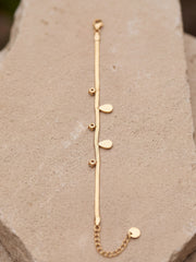Ocean Wave Gold Chain Bracelet