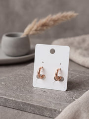 Leaf Bali Minimal Hoop Earrings