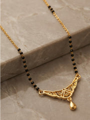 Vivah Ruby Accent Teardrop Mangalsutra