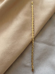 Diamond Knot Crystal Link Bracelet