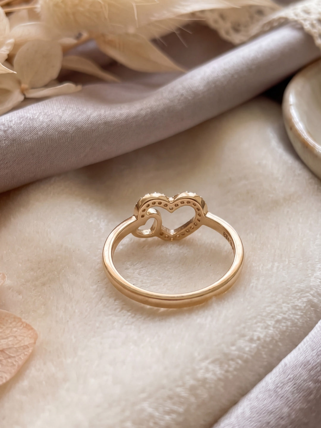 Eternal Heart Pavé Ring