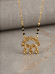 Sathiya Half-Moon Stone Mangalsutra