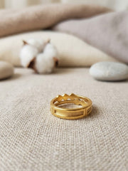 Bond Line Geometric Cut-Out Ring