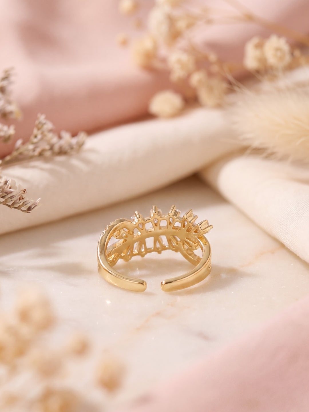 Belle Crystal Stackable Ring