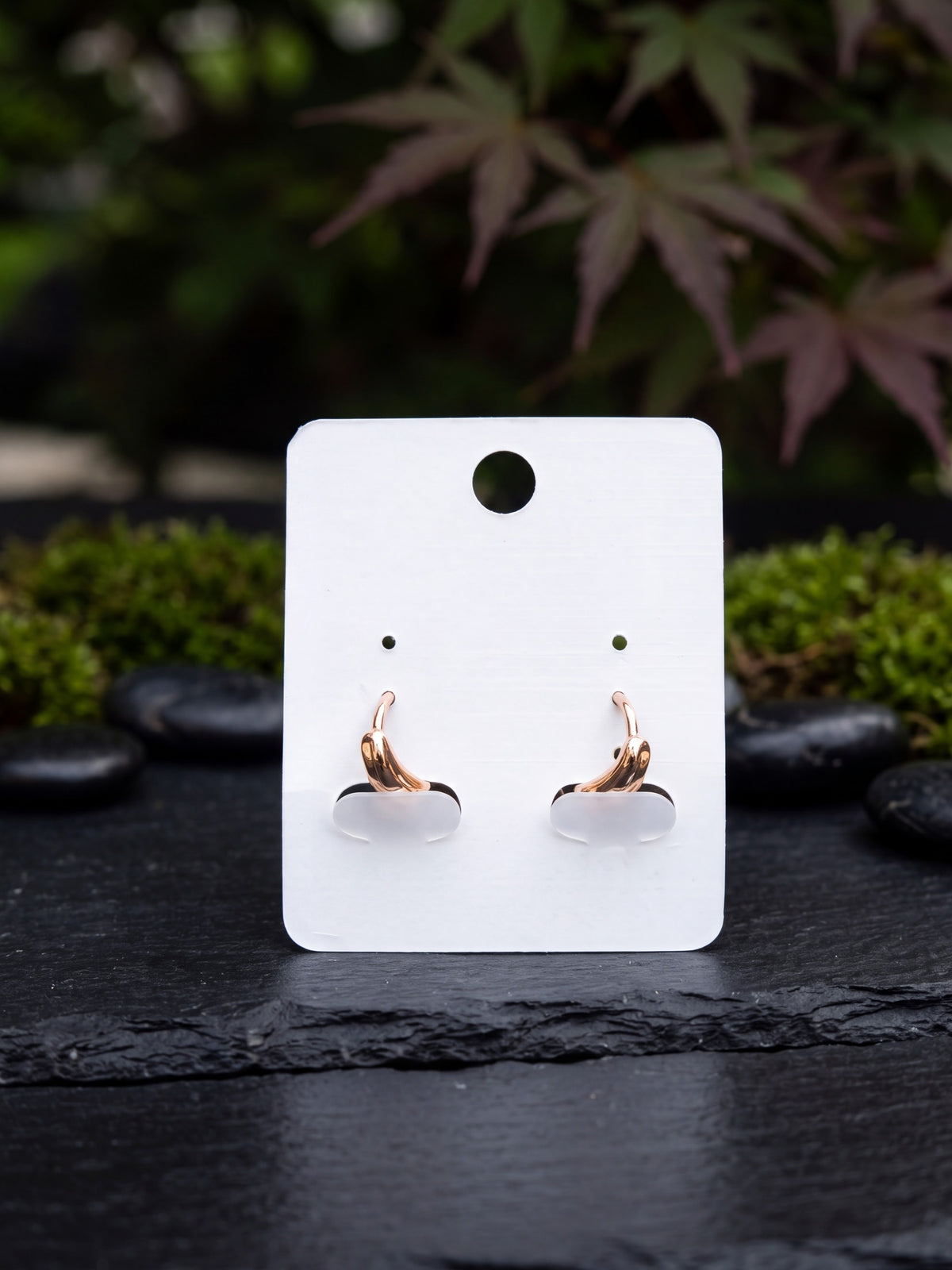Clover Bali Crystal Hoop Earrings
