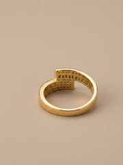 Brilliant Beauty Geometric Ring