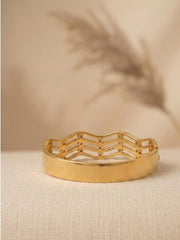 Amethyst Wave Gold Kada