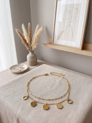 Pure Grace Circular Charm Anklet