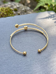 Honey Heart Gold Cuff