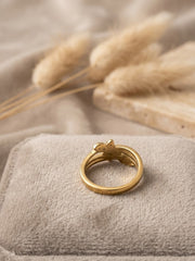 Flora Butterfly Crystal Ring
