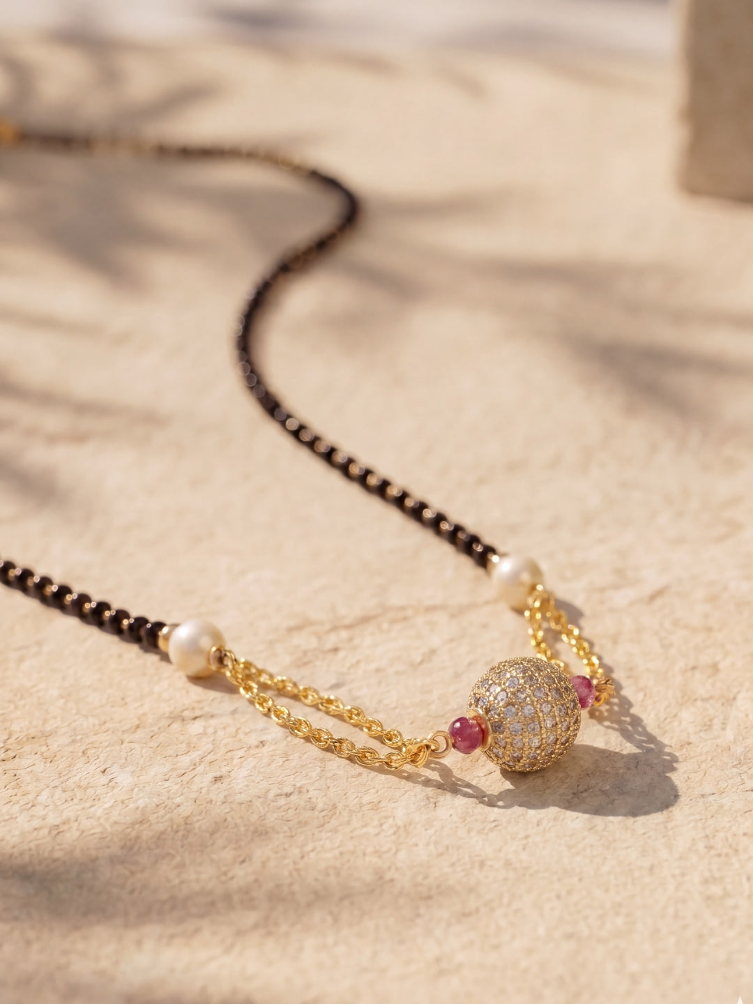 Jeevika Crystal Ball Mangalsutra