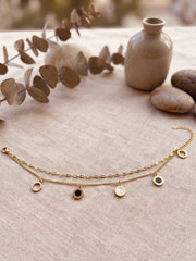 Pure Grace Circular Charm Anklet