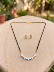 Bulbul Floral Radiance Mangalsutra Set