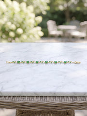 Tulip Love Emerald Bracelet