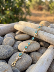 Tulip Love Sky Blue Bracelet