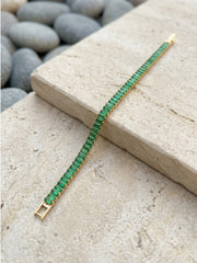 Twilight Emerald Link Bracelet
