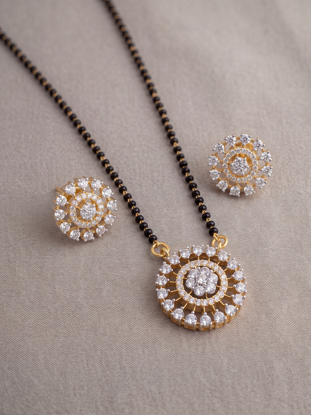 Meher Floral Mandala Mangalsutra Set