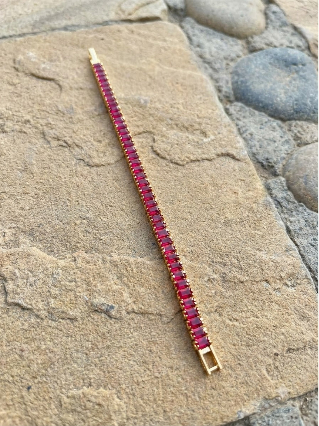 Twilight Ruby Link Bracelet